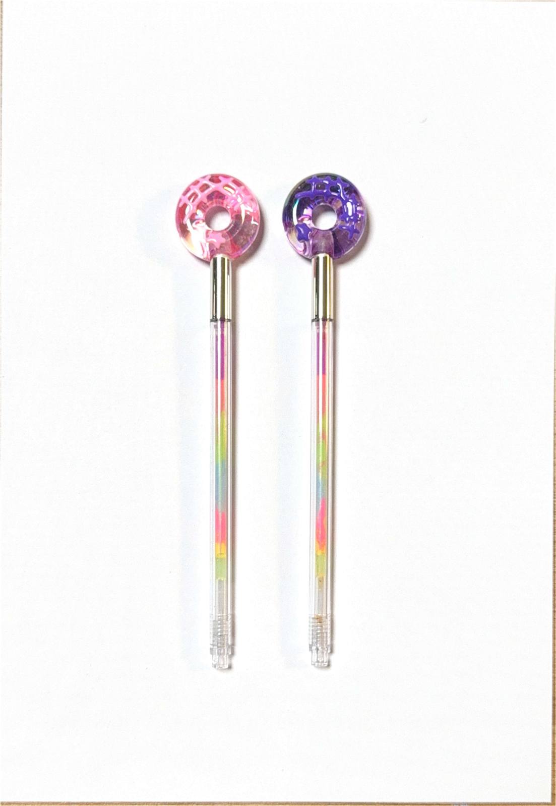 donut-shaped colored pen